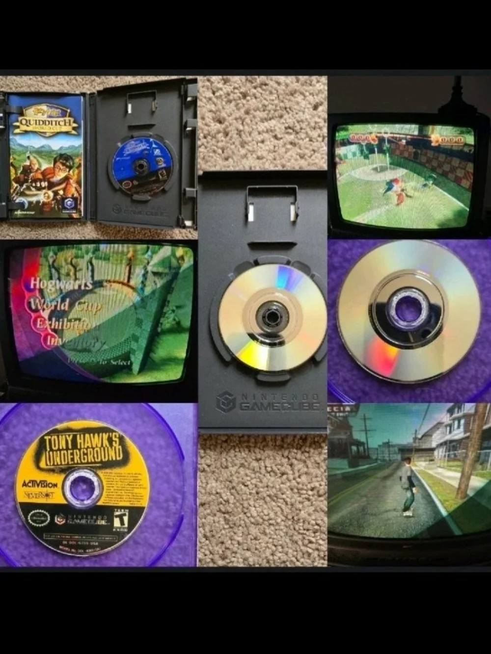Gamecube console bundle, tested in excellent working condition.